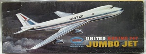 Aurora 1/156 United Boeing 747 Jumbo Jet 362